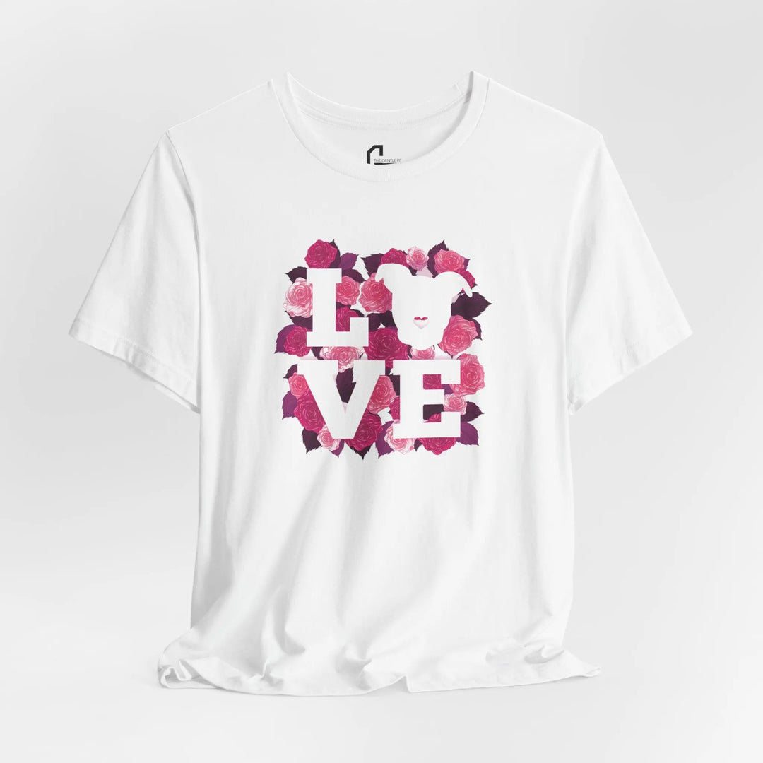 Flowers-of-Love-V5 Unisex Jersey Short Sleeve Tee Printify