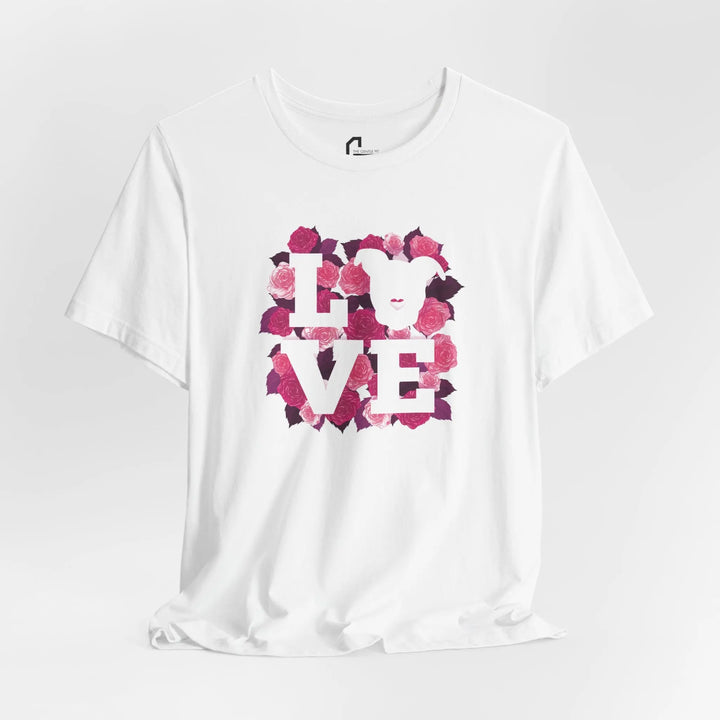 Flowers-of-Love-V5 Unisex Jersey Short Sleeve Tee Printify