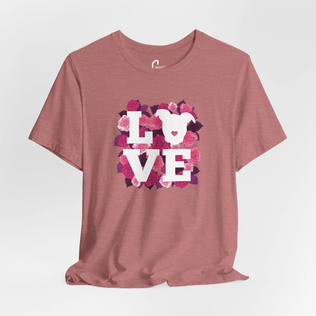 Flowers-of-Love-V5 Unisex Jersey Short Sleeve Tee Printify