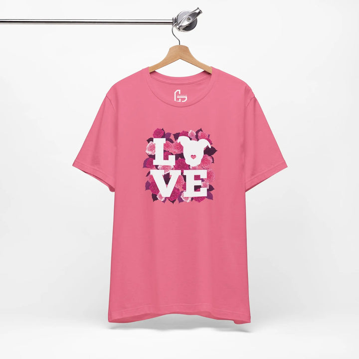 Flowers-of-Love-V5 Unisex Jersey Short Sleeve Tee Printify