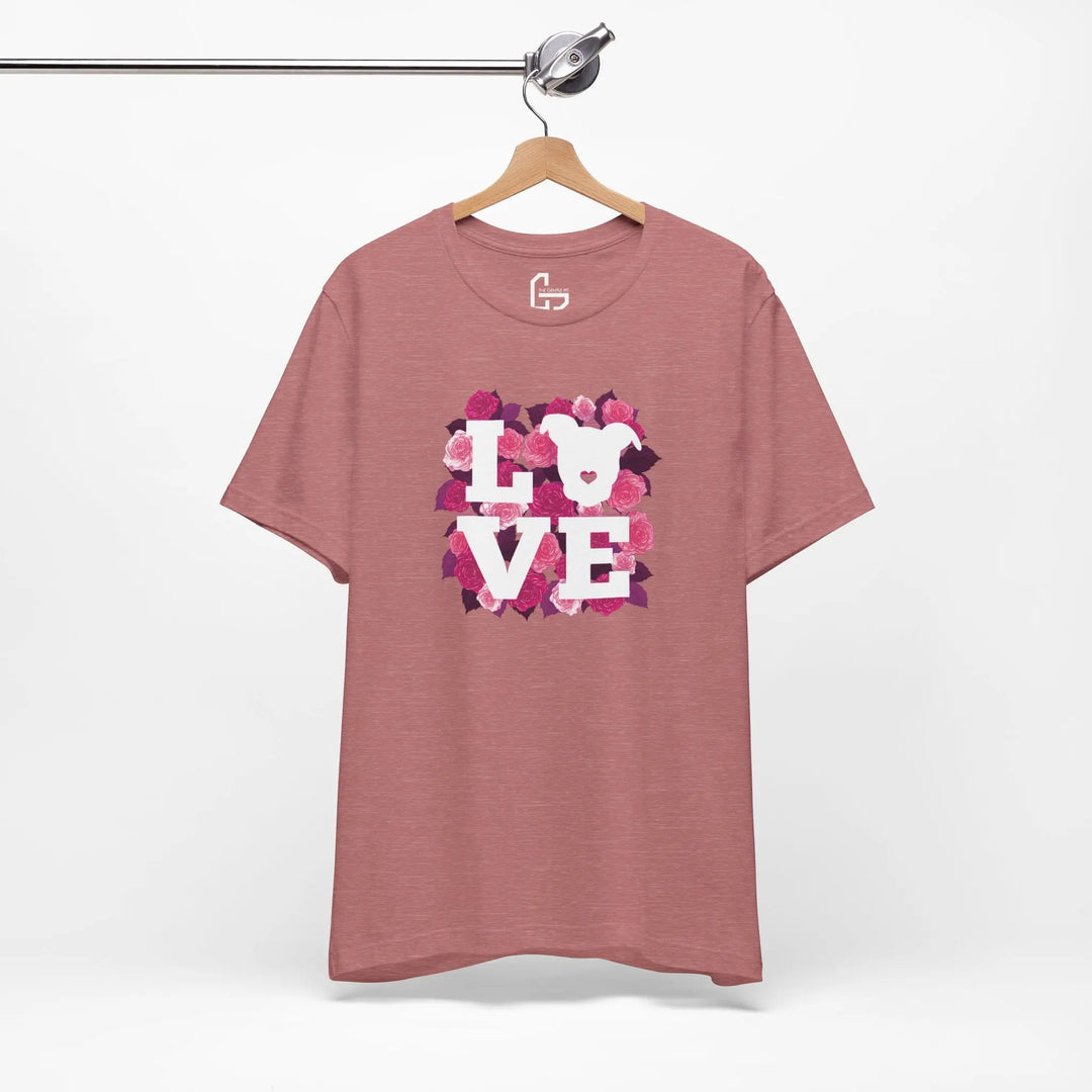 Flowers-of-Love-V5 Unisex Jersey Short Sleeve Tee Printify