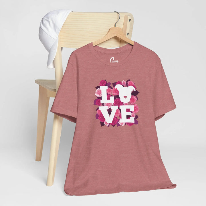 Flowers-of-Love-V5 Unisex Jersey Short Sleeve Tee Printify