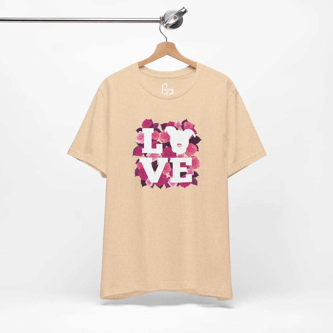 Flowers-of-Love-V5 Unisex Jersey Short Sleeve Tee Printify