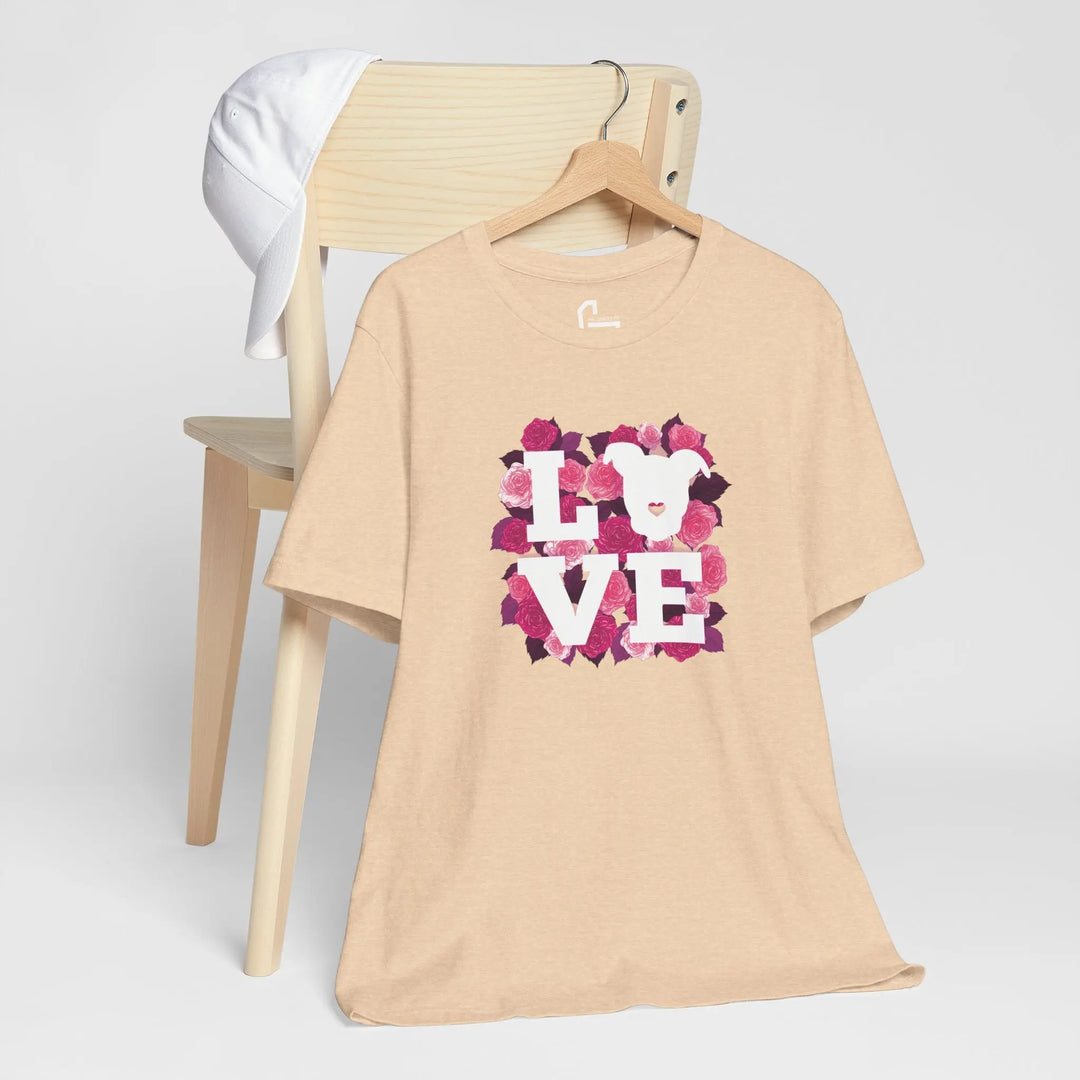 Flowers-of-Love-V5 Unisex Jersey Short Sleeve Tee Printify