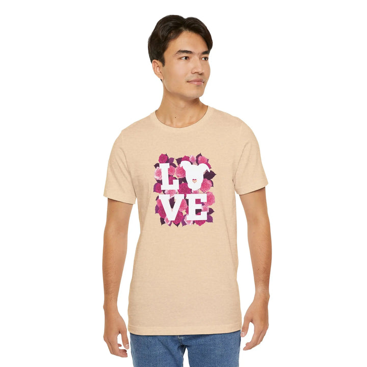 Flowers-of-Love-V5 Unisex Jersey Short Sleeve Tee Printify