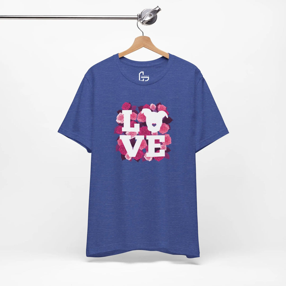Flowers-of-Love-V5 Unisex Jersey Short Sleeve Tee Printify
