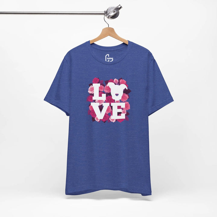 Flowers-of-Love-V5 Unisex Jersey Short Sleeve Tee Printify