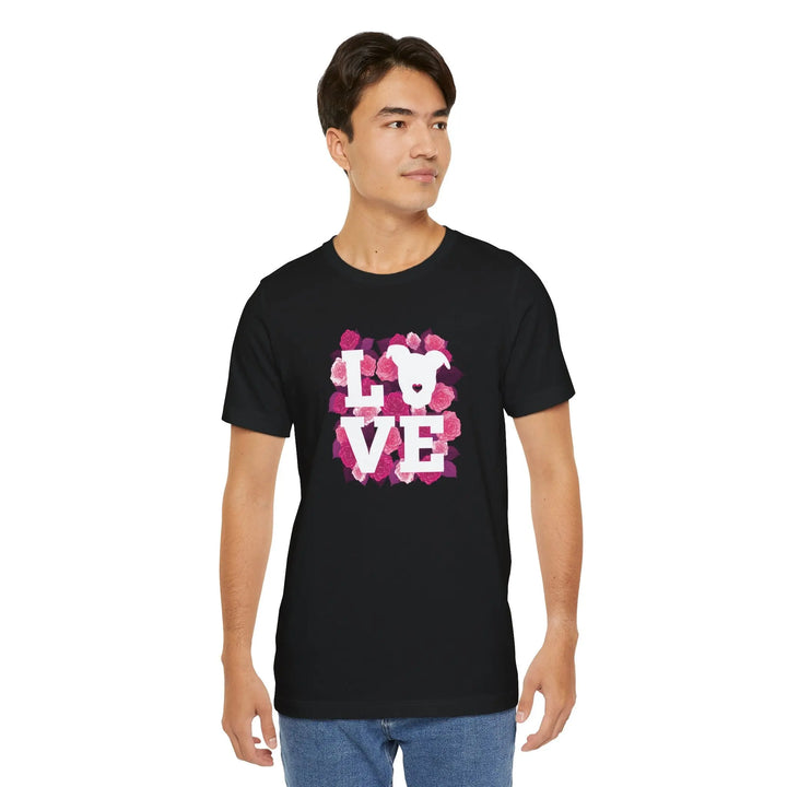 Flowers-of-Love-V5 Unisex Jersey Short Sleeve Tee Printify