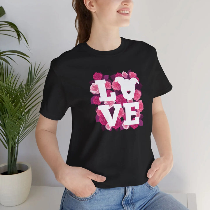 Flowers-of-Love-V5 Unisex Jersey Short Sleeve Tee Printify