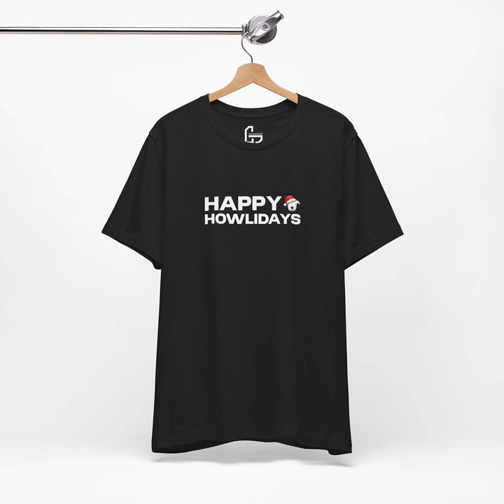 Happy Howlidays 2025 Unisex Short Sleeve T-shirt Printify