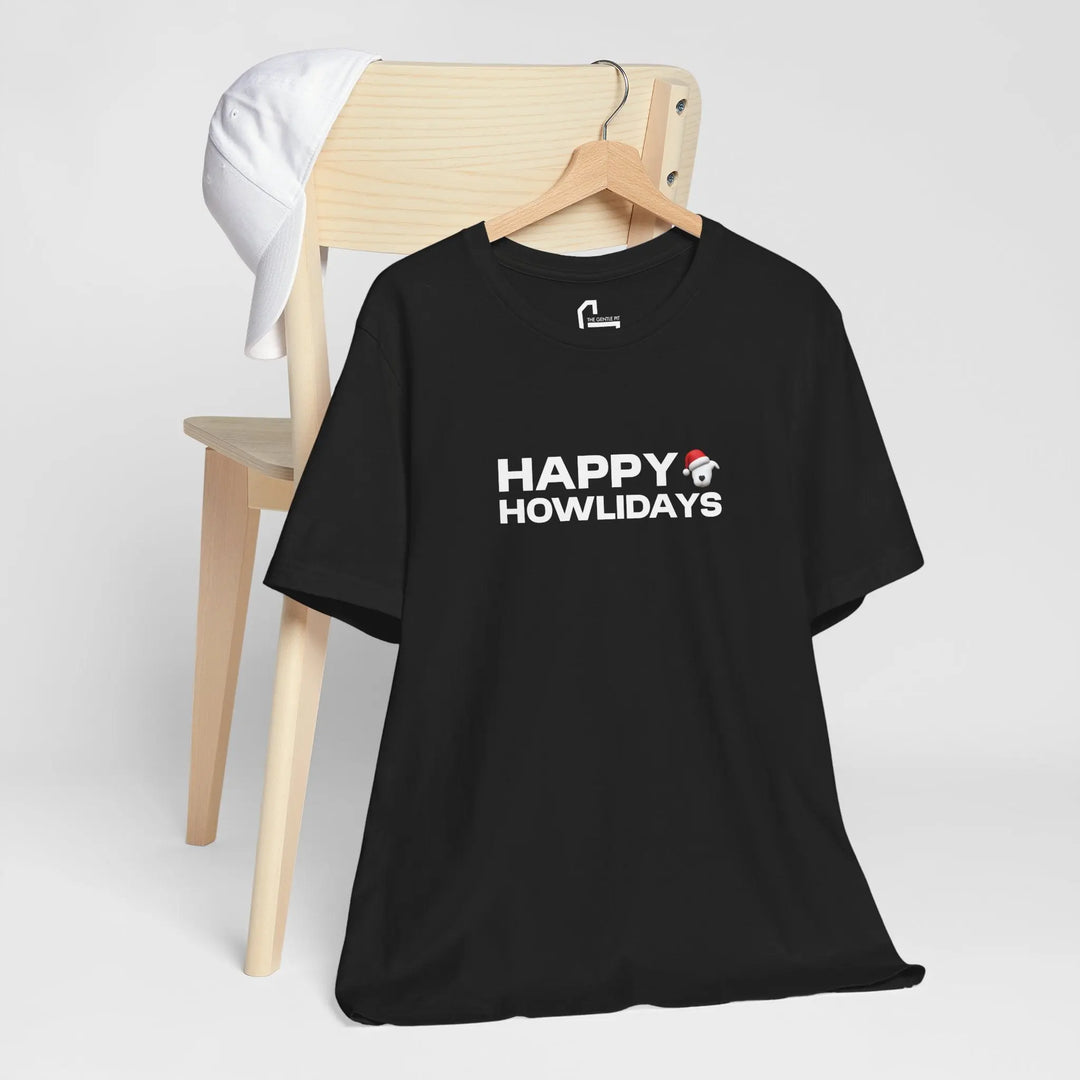 Happy Howlidays 2025 Unisex Short Sleeve T-shirt Printify