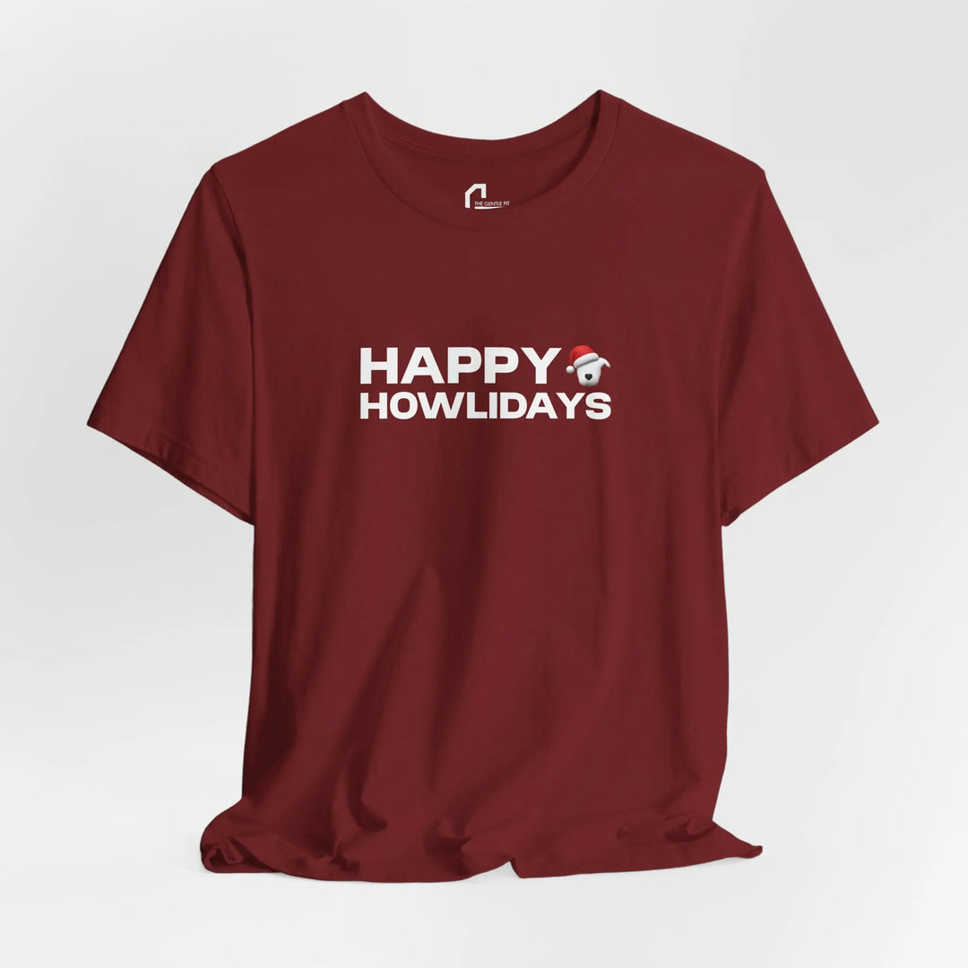 Happy Howlidays 2025 Unisex Short Sleeve T-shirt Printify
