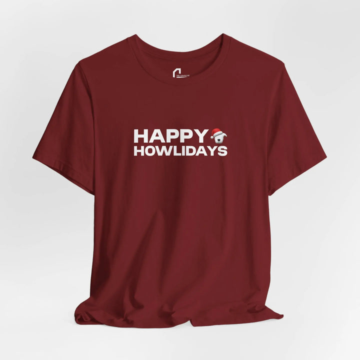 Happy Howlidays 2025 Unisex Short Sleeve T-shirt Printify