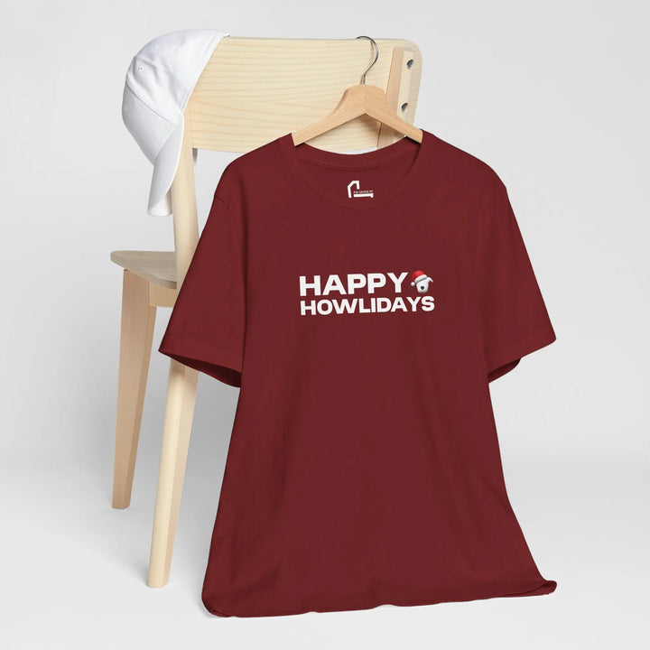 Happy Howlidays 2025 Unisex Short Sleeve T-shirt Printify