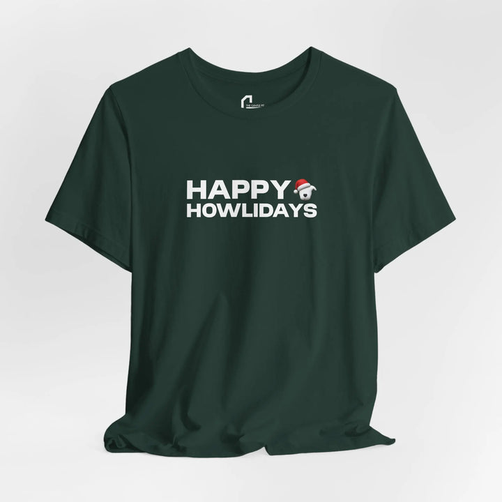 Happy Howlidays 2025 Unisex Short Sleeve T-shirt Printify