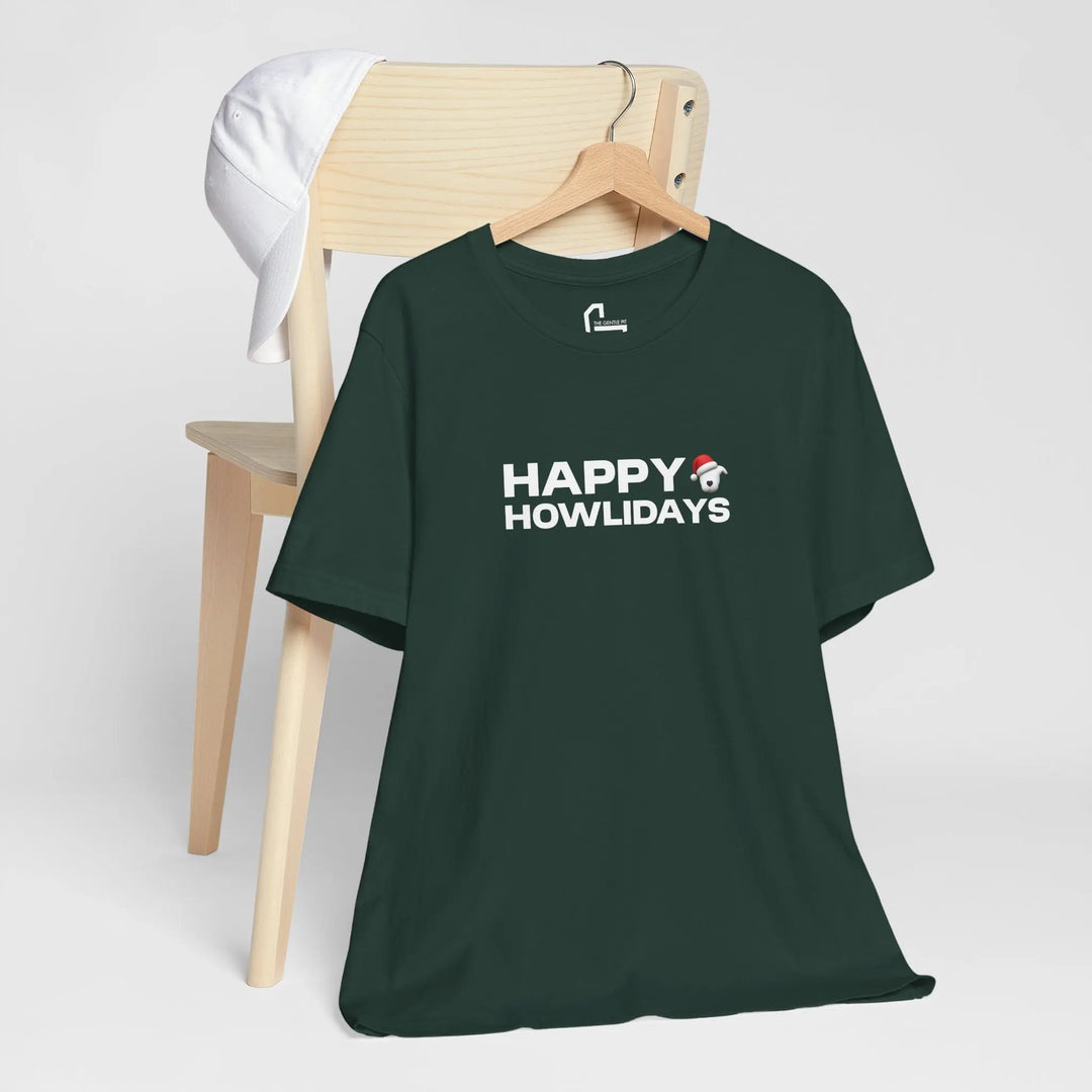 Happy Howlidays 2025 Unisex Short Sleeve T-shirt Printify