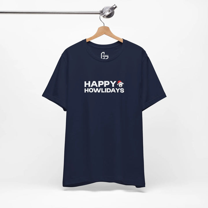 Happy Howlidays 2025 Unisex Short Sleeve T-shirt Printify