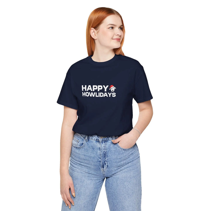 Happy Howlidays 2025 Unisex Short Sleeve T-shirt Printify