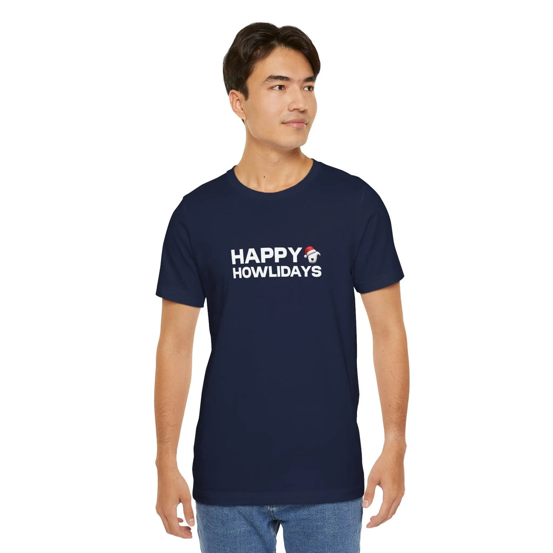 Happy Howlidays 2025 Unisex Short Sleeve T-shirt Printify