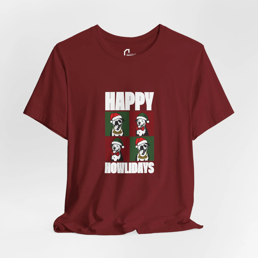 Happy Howlidays 2025 V2 Unisex Short Sleeve T-shirt Printify