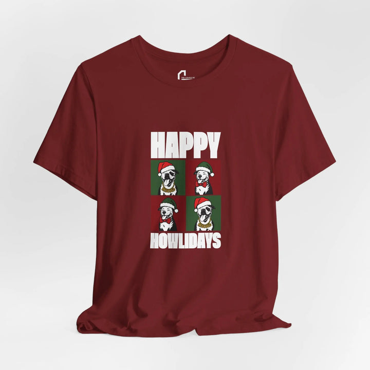 Happy Howlidays 2025 V2 Unisex Short Sleeve T-shirt Printify
