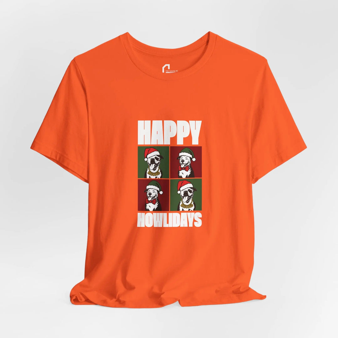 Happy Howlidays 2025 V2 Unisex Short Sleeve T-shirt Printify