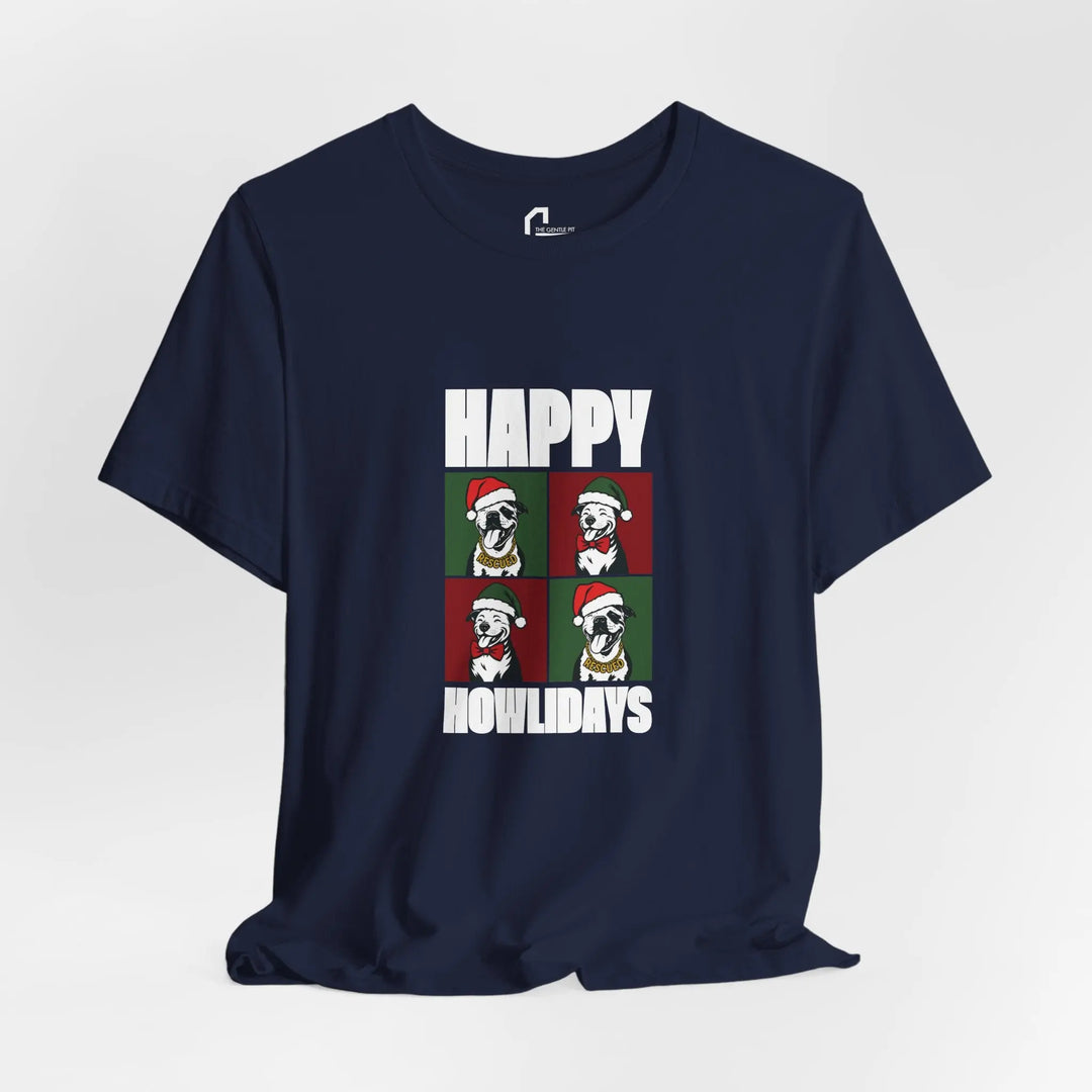 Happy Howlidays 2025 V2 Unisex Short Sleeve T-shirt Printify