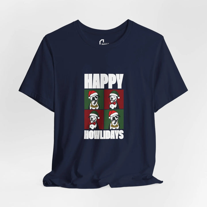 Happy Howlidays 2025 V2 Unisex Short Sleeve T-shirt Printify