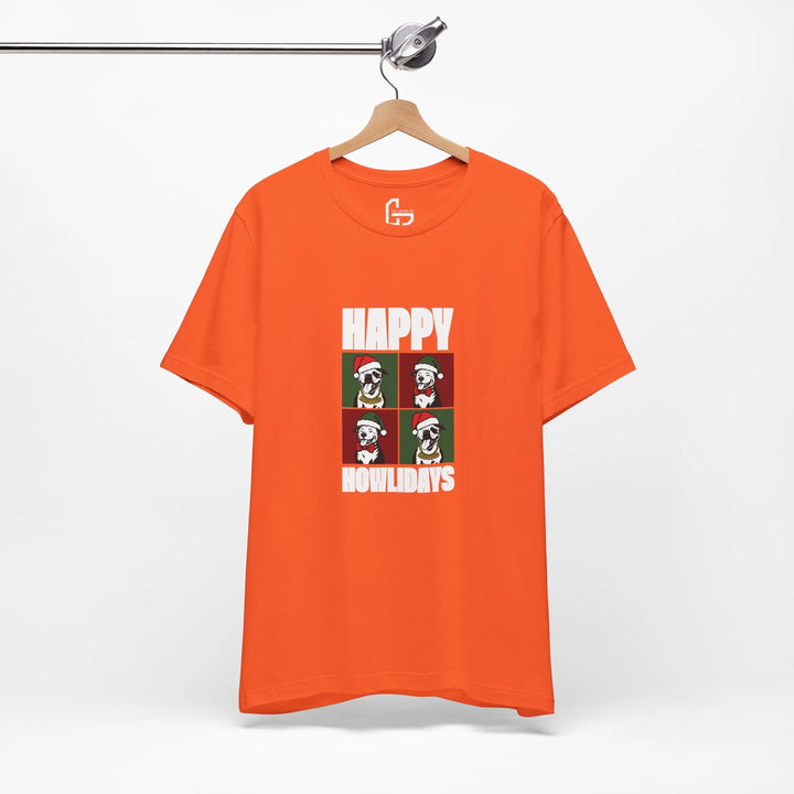 Happy Howlidays 2025 V2 Unisex Short Sleeve T-shirt Printify