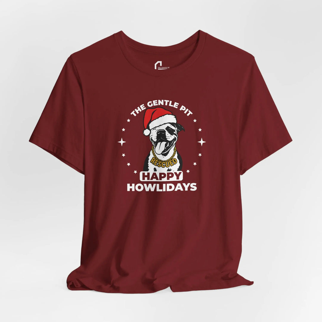 Happy Howlidays 2025 V3 Unisex Short Sleeve T-shirt Printify