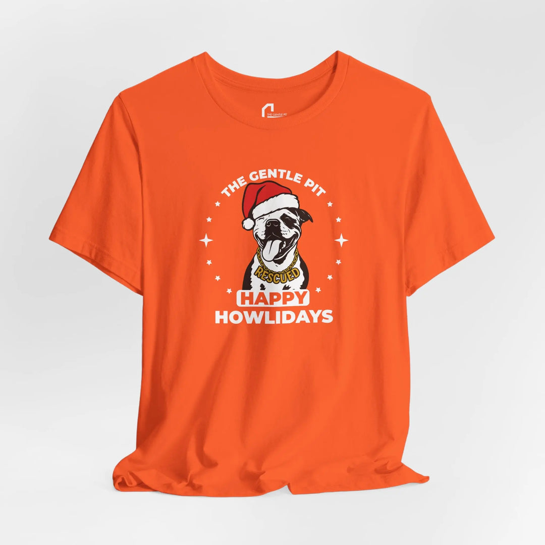 Happy Howlidays 2025 V3 Unisex Short Sleeve T-shirt Printify
