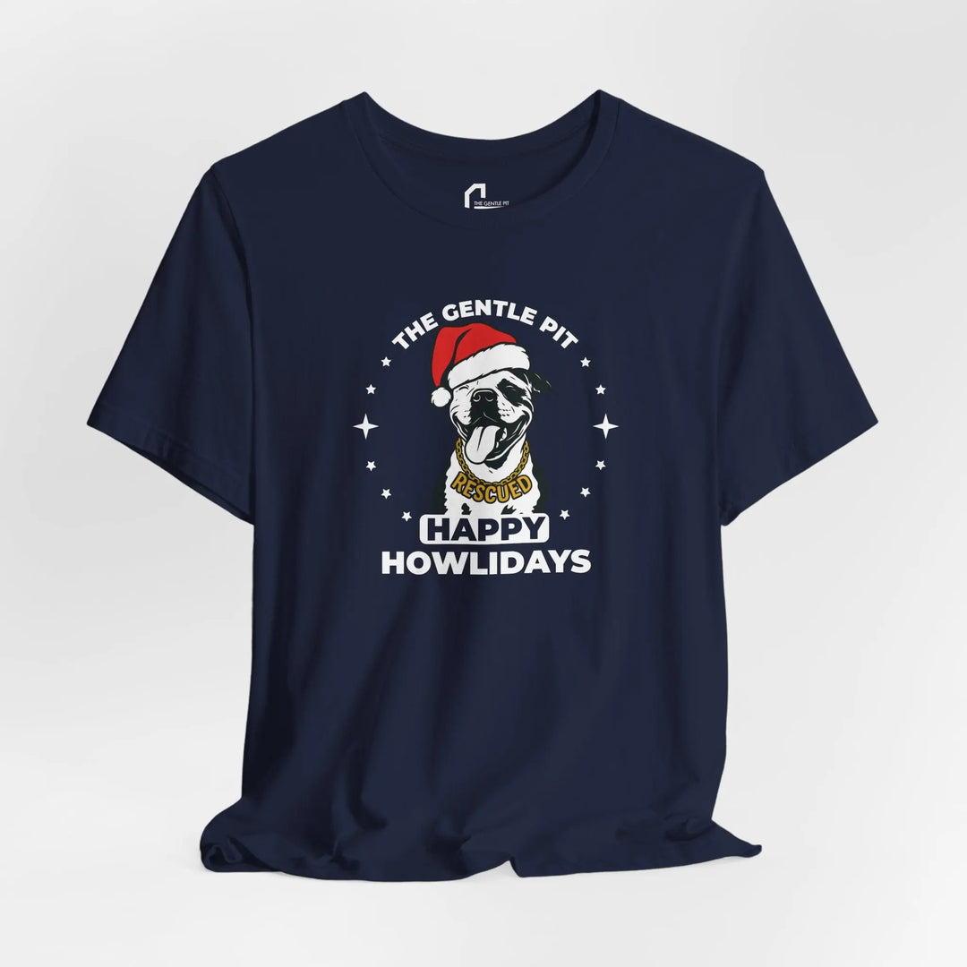 Happy Howlidays 2025 V3 Unisex Short Sleeve T-shirt Printify