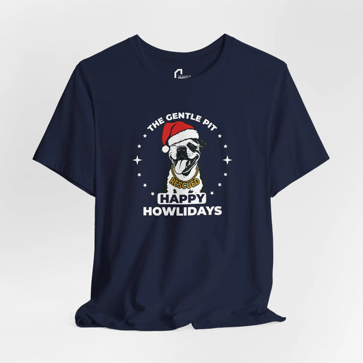 Happy Howlidays 2025 V3 Unisex Short Sleeve T-shirt Printify