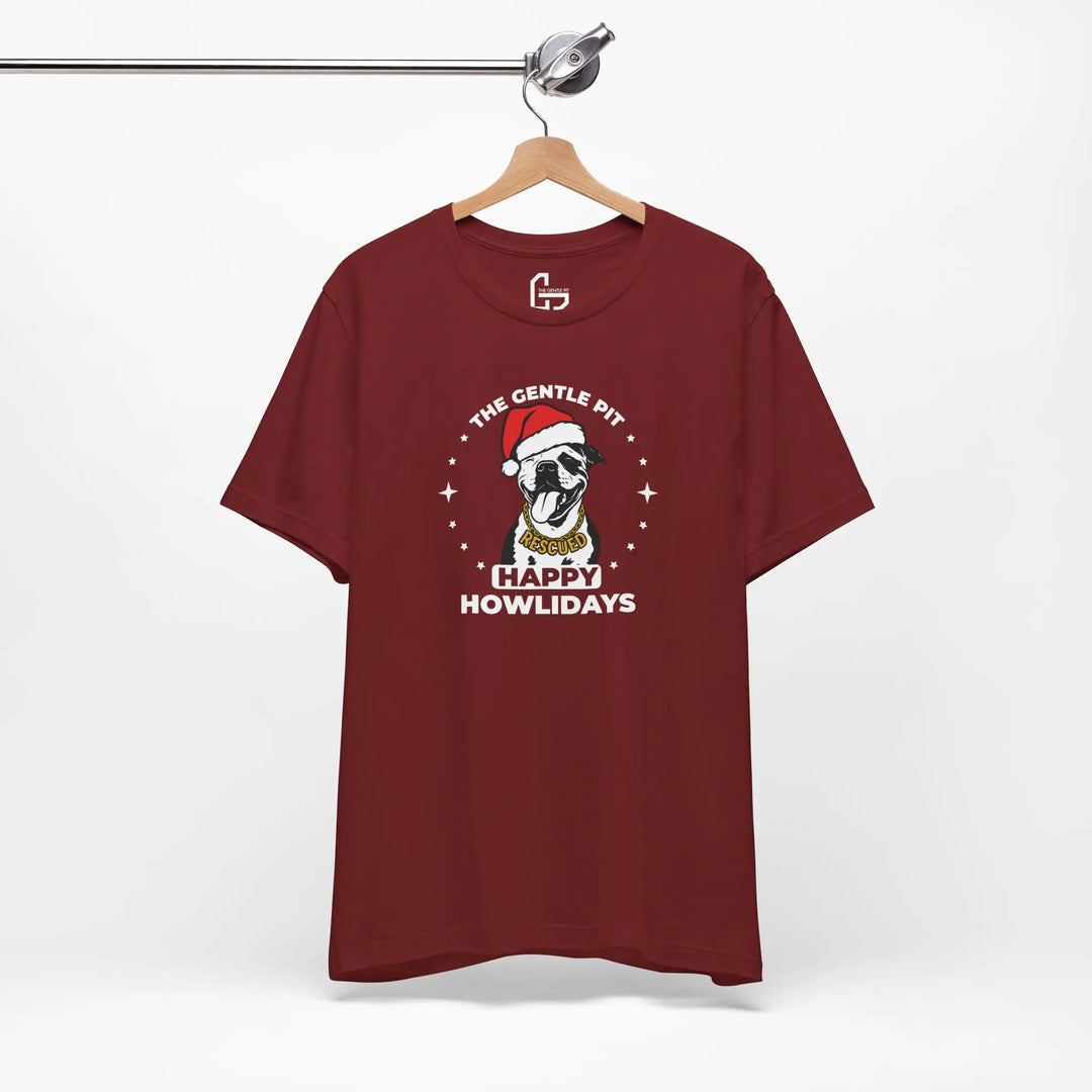 Happy Howlidays 2025 V3 Unisex Short Sleeve T-shirt Printify