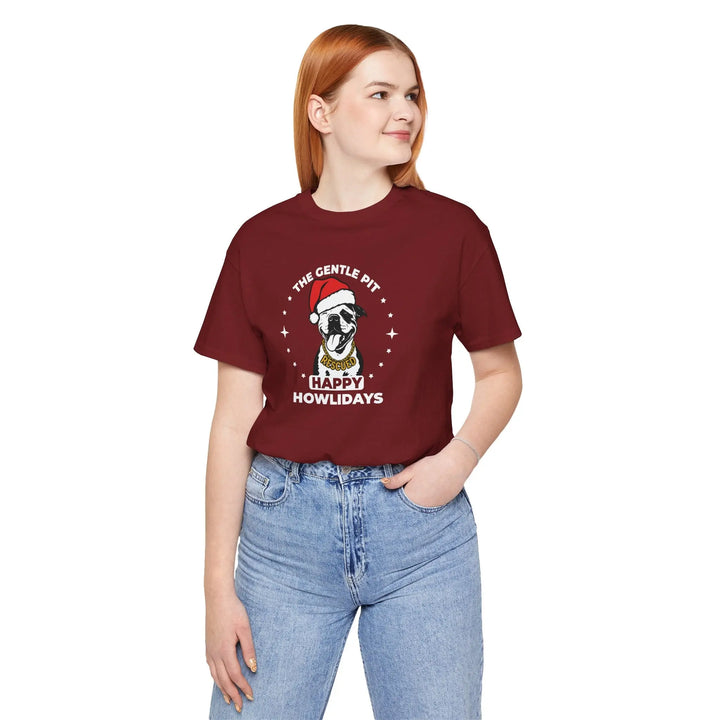 Happy Howlidays 2025 V3 Unisex Short Sleeve T-shirt Printify