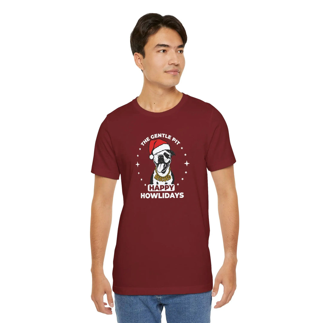 Happy Howlidays 2025 V3 Unisex Short Sleeve T-shirt Printify