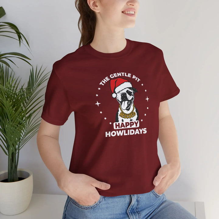 Happy Howlidays 2025 V3 Unisex Short Sleeve T-shirt Printify