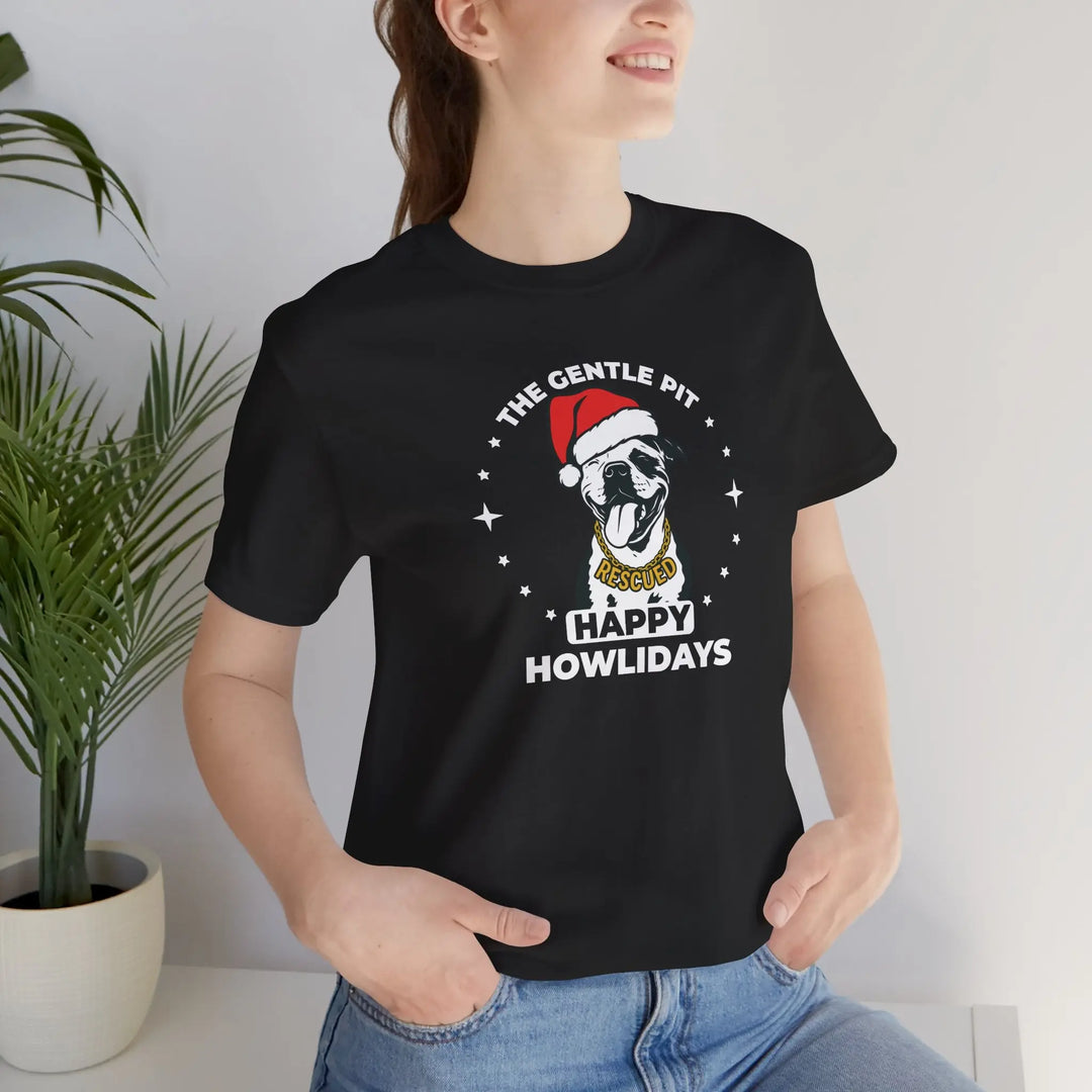 Happy Howlidays 2025 V3 Unisex Short Sleeve T-shirt Printify