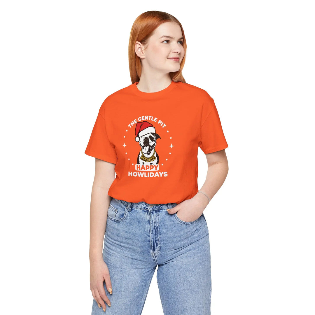 Happy Howlidays 2025 V3 Unisex Short Sleeve T-shirt Printify