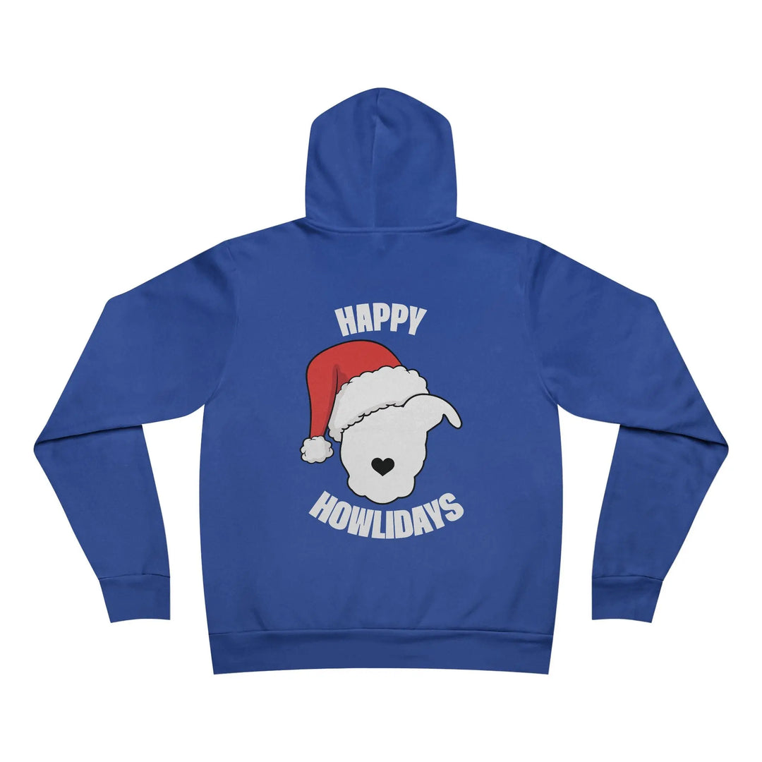 Happy Howlidays Unisex Sponge Fleece Pullover Hoodie Printify