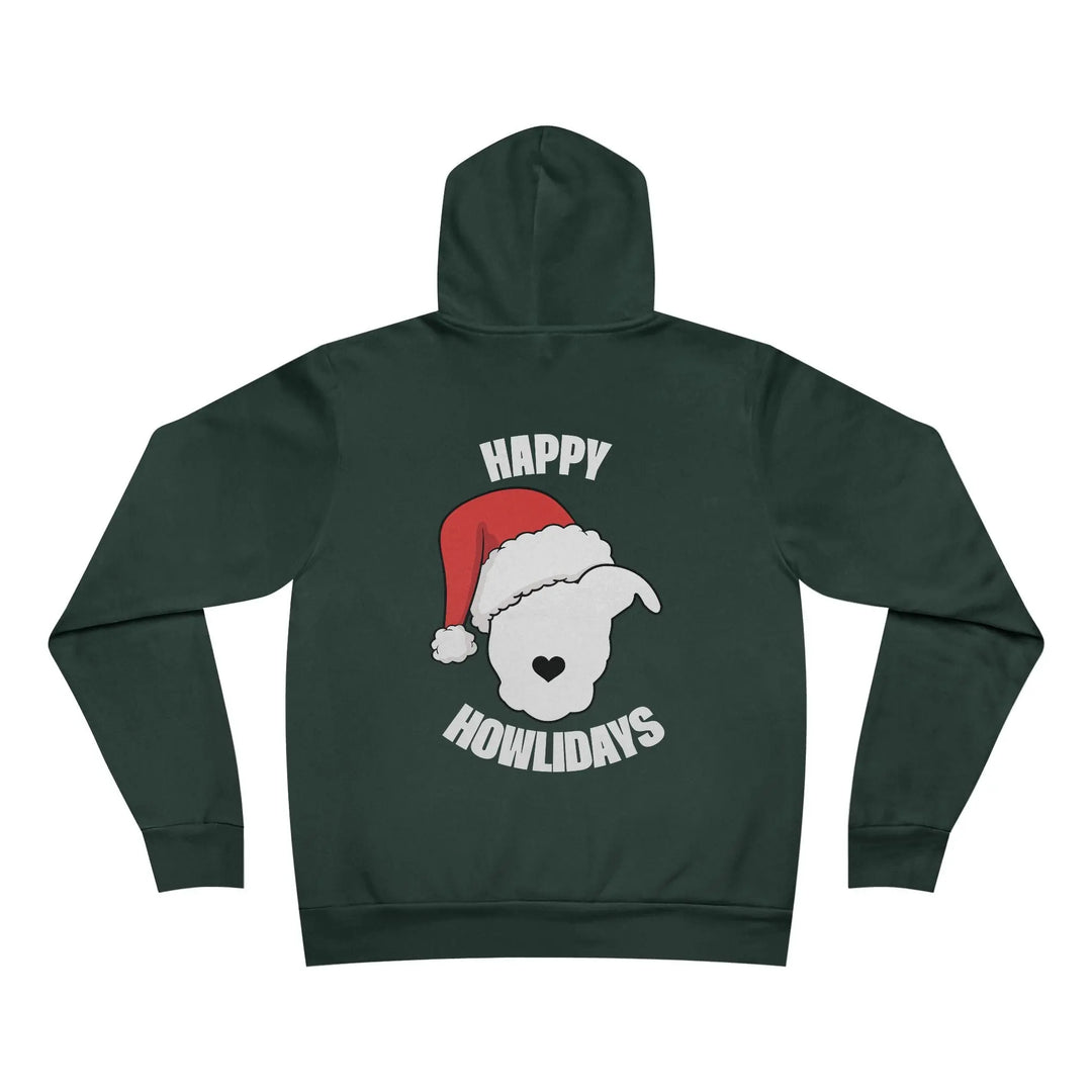 Happy Howlidays Unisex Sponge Fleece Pullover Hoodie Printify