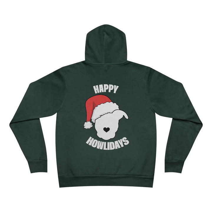 Happy Howlidays Unisex Sponge Fleece Pullover Hoodie Printify