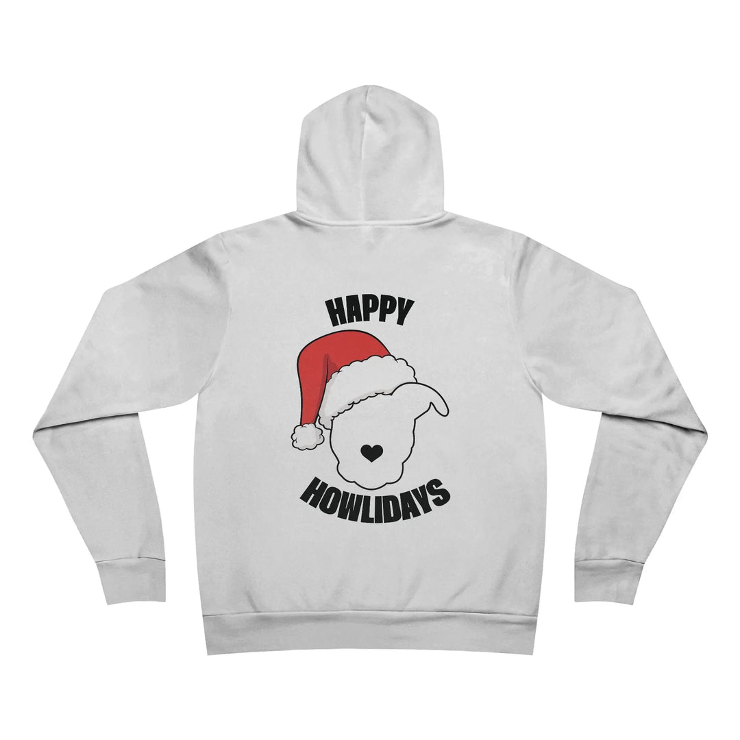 Happy Howlidays Unisex Sponge Fleece Pullover Hoodie Printify