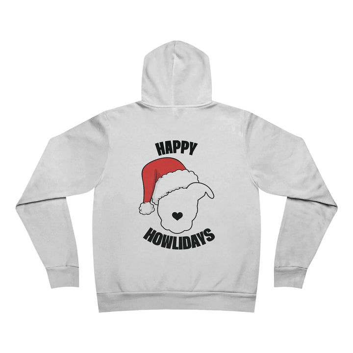 Happy Howlidays Unisex Sponge Fleece Pullover Hoodie Printify