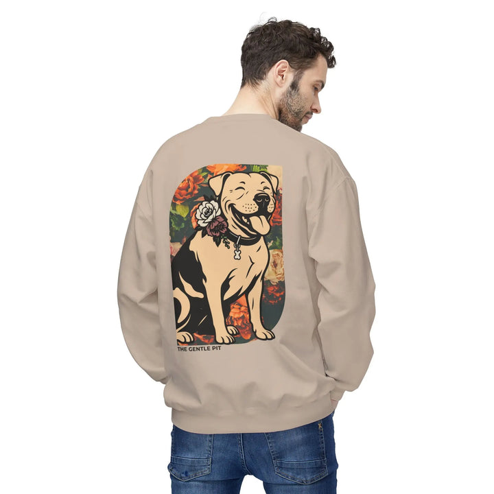 Happy Pit Floral Softstyle Fleece Crewneck Sweatshirt Printify
