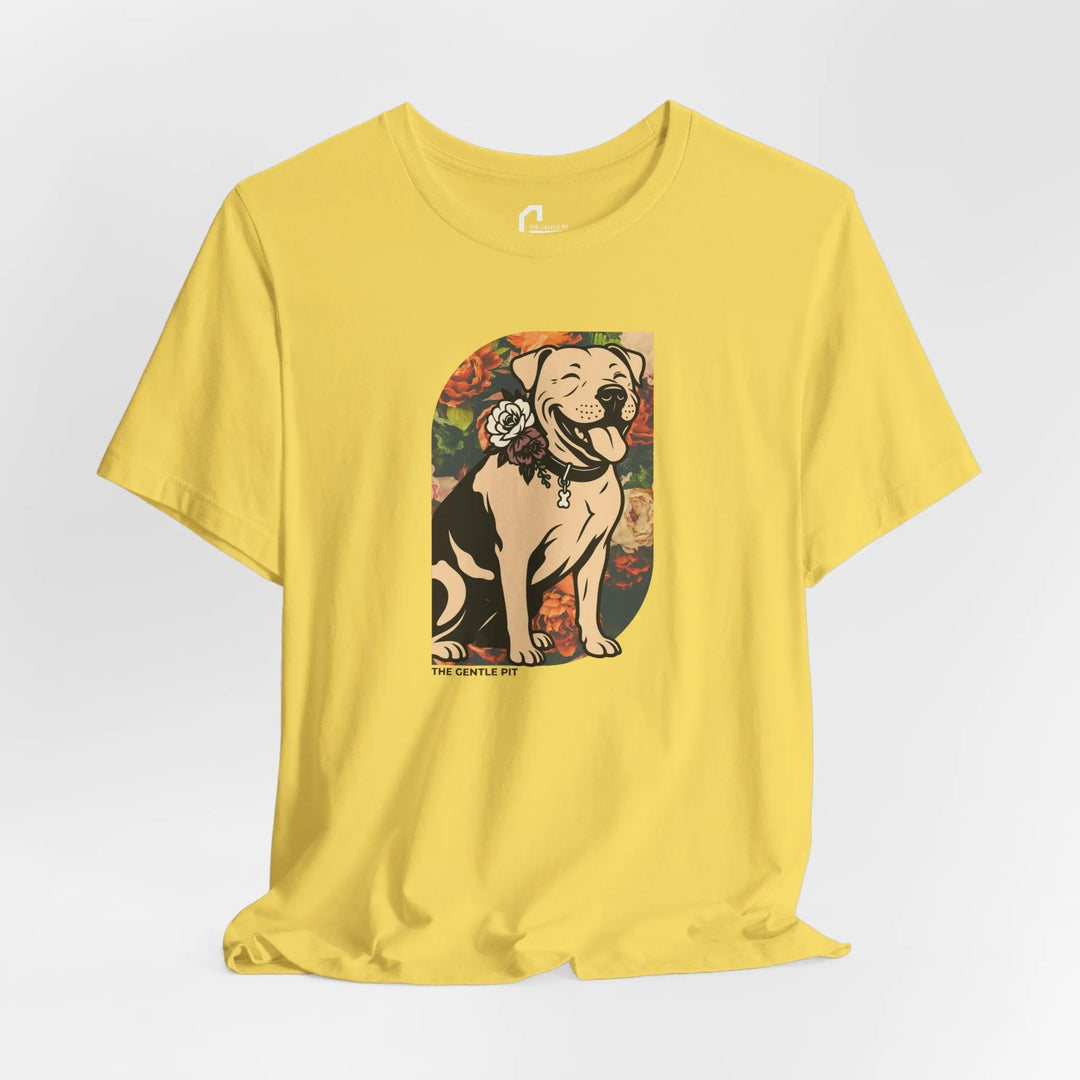 Happy Pit Floral Unisex Jersey Short Sleeve Tee Printify
