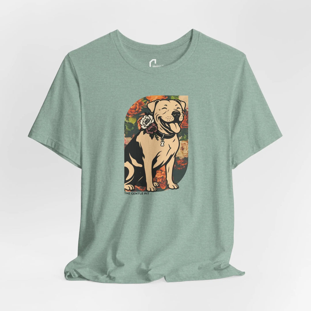 Happy Pit Floral Unisex Jersey Short Sleeve Tee Printify