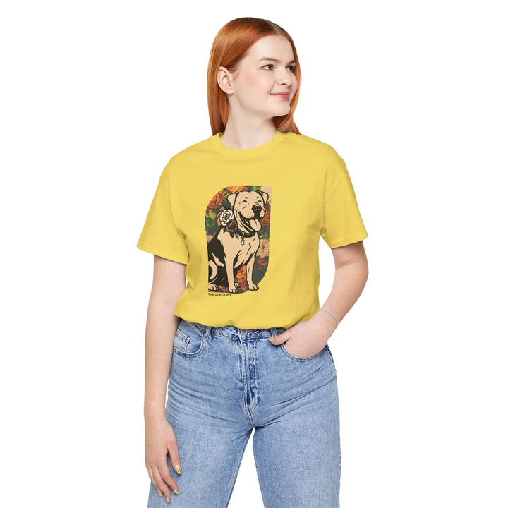 Happy Pit Floral Unisex Jersey Short Sleeve Tee Printify
