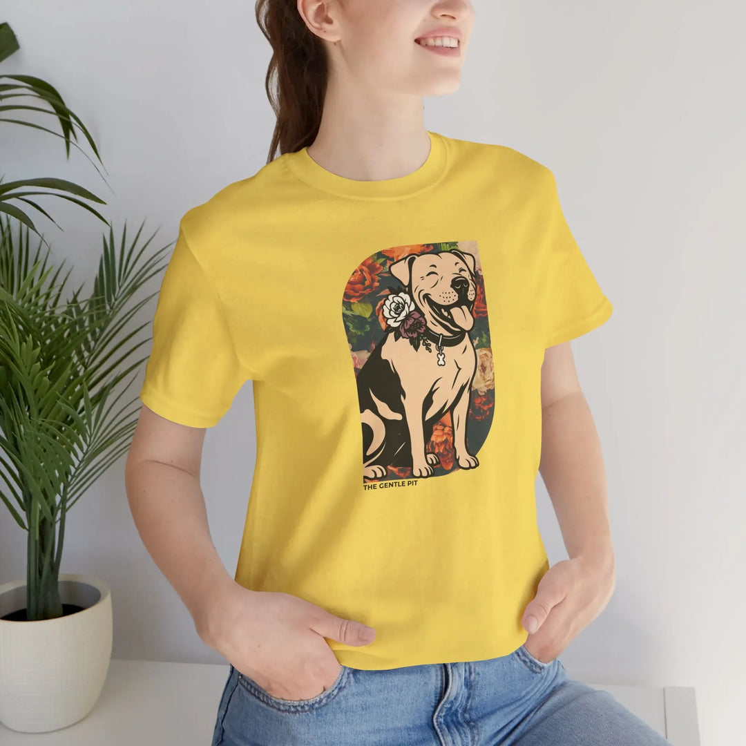 Happy Pit Floral Unisex Jersey Short Sleeve Tee Printify