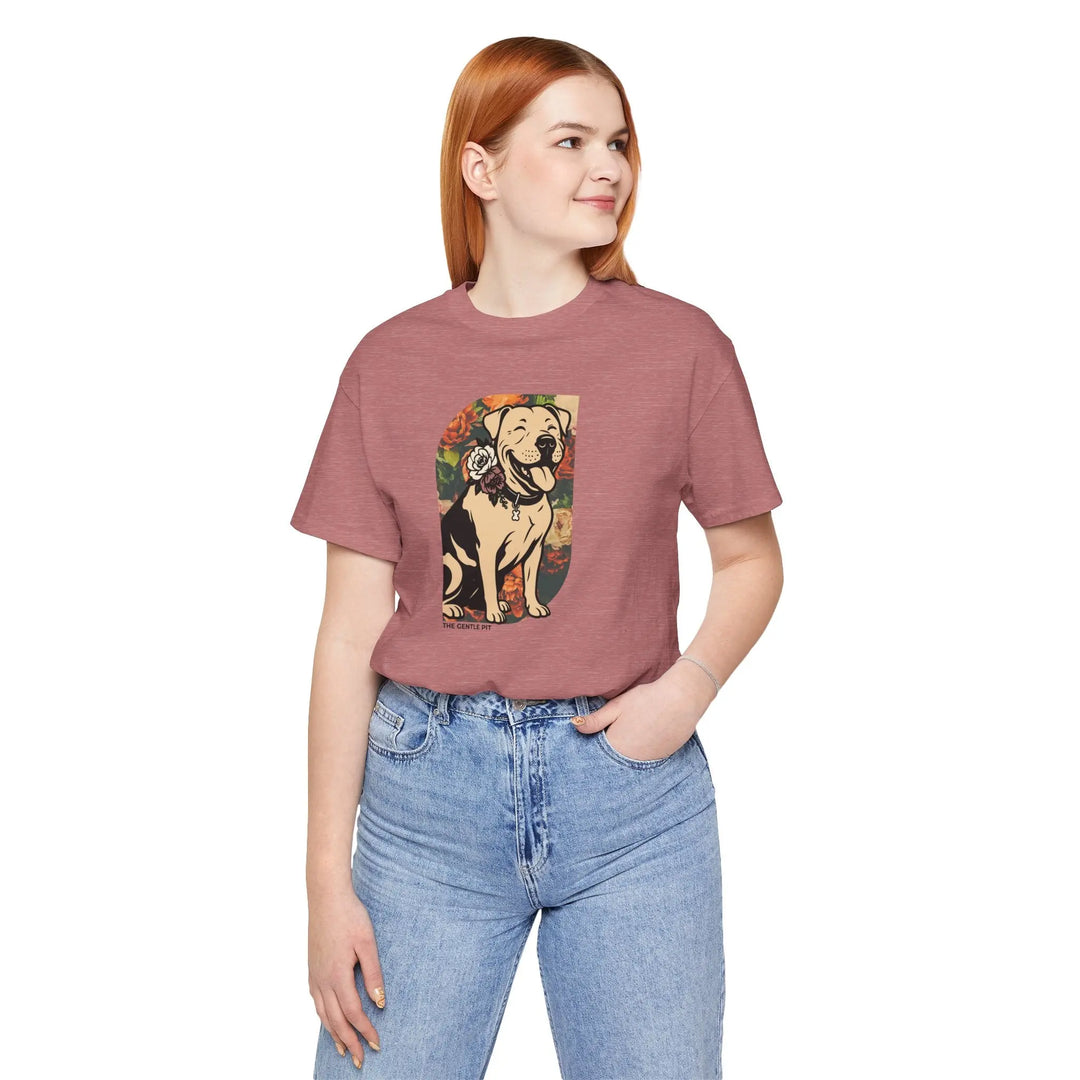 Happy Pit Floral Unisex Jersey Short Sleeve Tee Printify